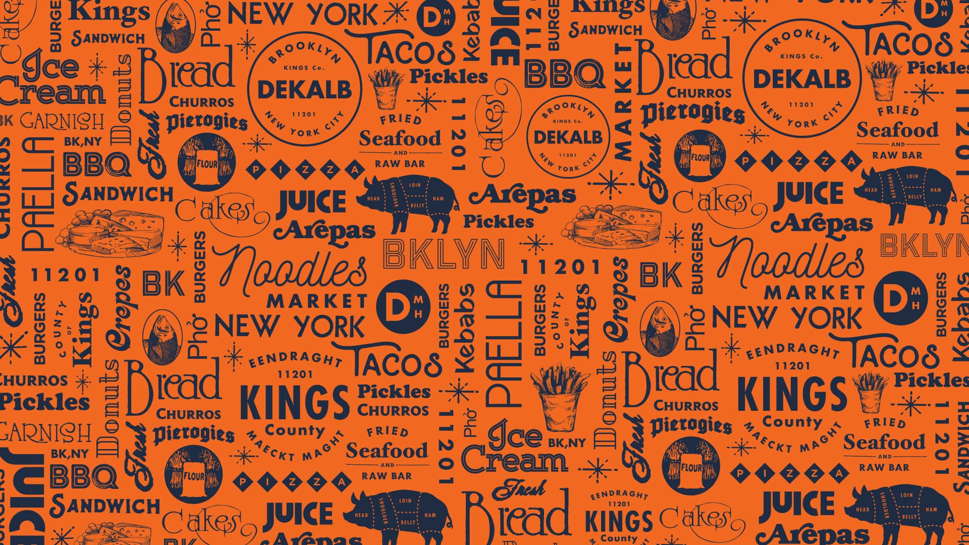 Pattern on Orange