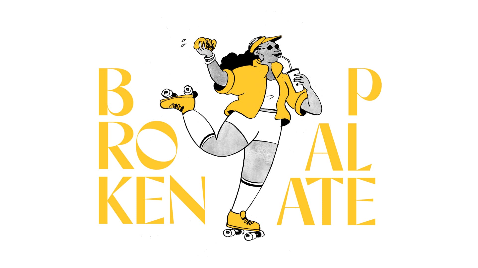 Roller Girl Yellow